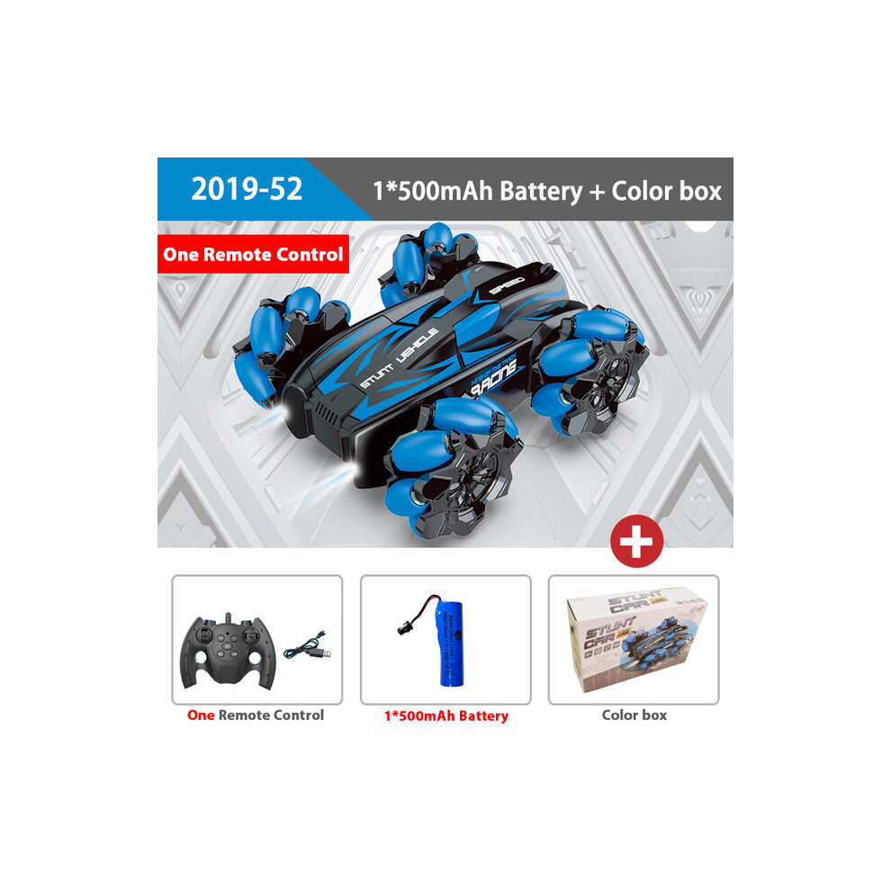 Maxpower (201952-One Remote-1B) F1 Drift Rc Car With Led Lights Music 2.4G Glove Gesture Radio Remote Control Spray Stunt Car 4Wd Electric