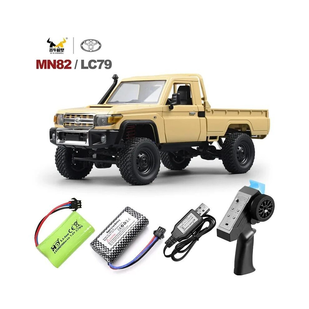 Maxpower (Mn82 2B Rice ) Mn82 1:12 Full Scale Mn Model Rtr Version Rc Car 2.4G 4Wd 280 Motor Proportional Off-Road Rc Remote White