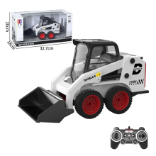 (E594 OR box) RC Excavator Double E E594 1:14 2.4G Remote control Truck Slip Loader Digging Bucket 360 Rotation High
