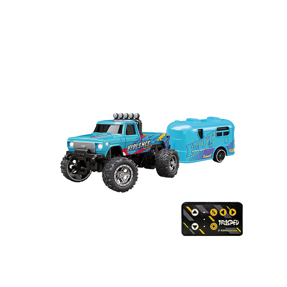 Maxpower (Blue) Mobile App Controlable 1:64 Metal Alloy Proportional Remote Control Car Christmas Gift 2.4Ghz Mini Rc