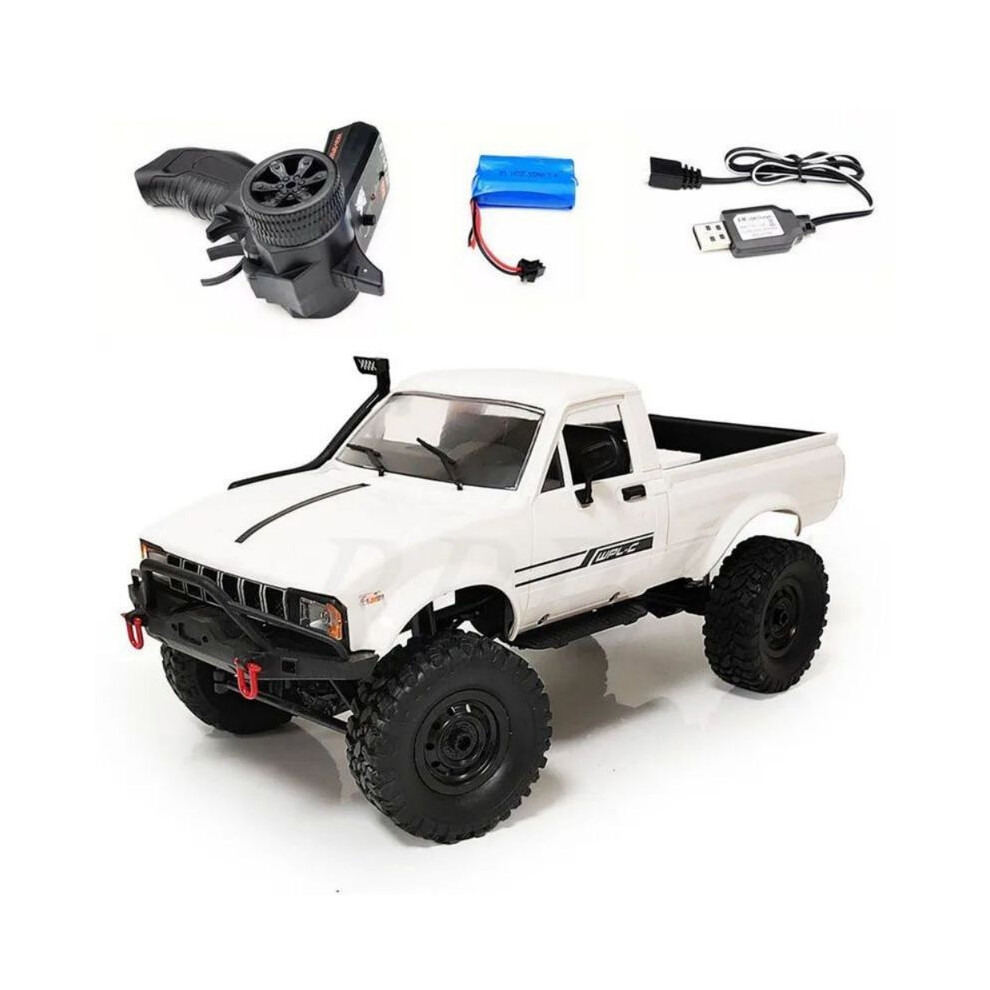 Maxpower (C24-1) Wpl C64-1 Rc Car 4Wd Climbing Car Off Road Vehicle 1/16 2.4G Full Scale C64 Pickup Truck Remote Control