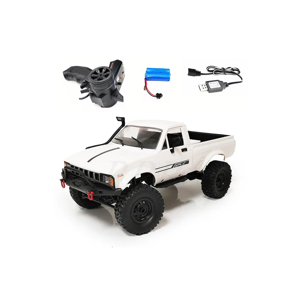 Maxpower (Full Scale C24-1) Wpl 1:16 C64-1 C24 Rc Car 2.4G Full Scale 4Wd Climbing Car Off Road Vehicle C64 Pickup Truck Children