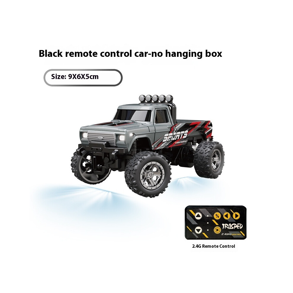 Photos - Parts for Drones & RC models MAXPOWER 1:64 Speed Mini Off-Road Remote Control Car Alloy Cool Lighting Shock Absorption Children's Desktop (grey)