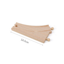 (Wooden track 1pc A3) Wooden Railway Track Beech Wood Track Accessories Fit for All Kinds of Thomos Trains for Biro Wood Tracks