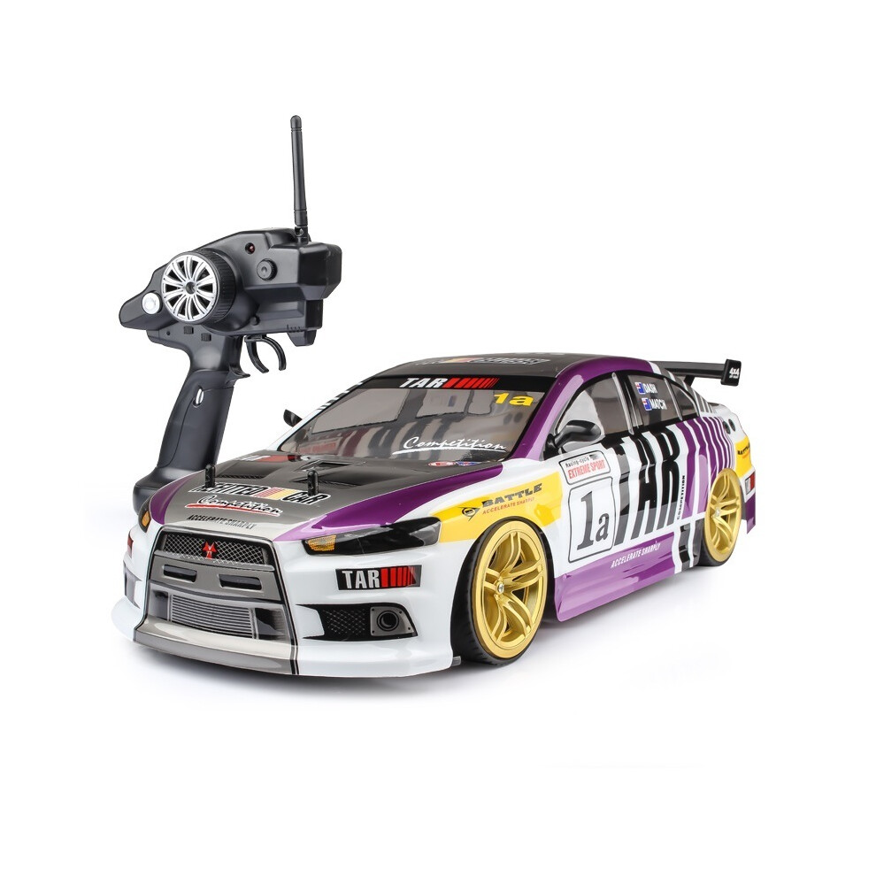 Maxpower (R1-2 Battery) 1:10 70Km/H Remote Control Car 4Wd High Speed Drift 2.4G Rc Car Shock Absorber Anti-Collision Rc Toys
