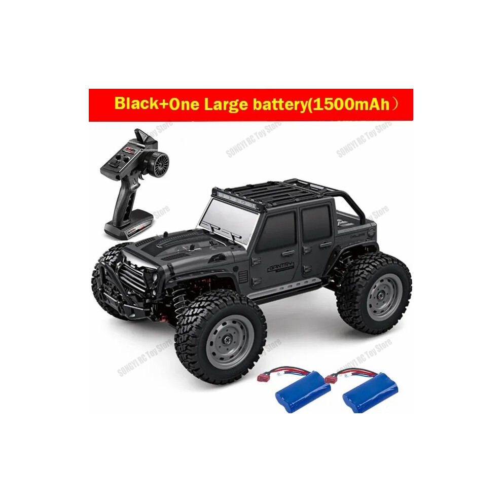 Maxpower (16103-Black-2B) 50 Or 80Km/H Rc Cars 1/16 Off Drift Road 4Wd With Led 2.4G Waterproof Remote Control Monster Truck For