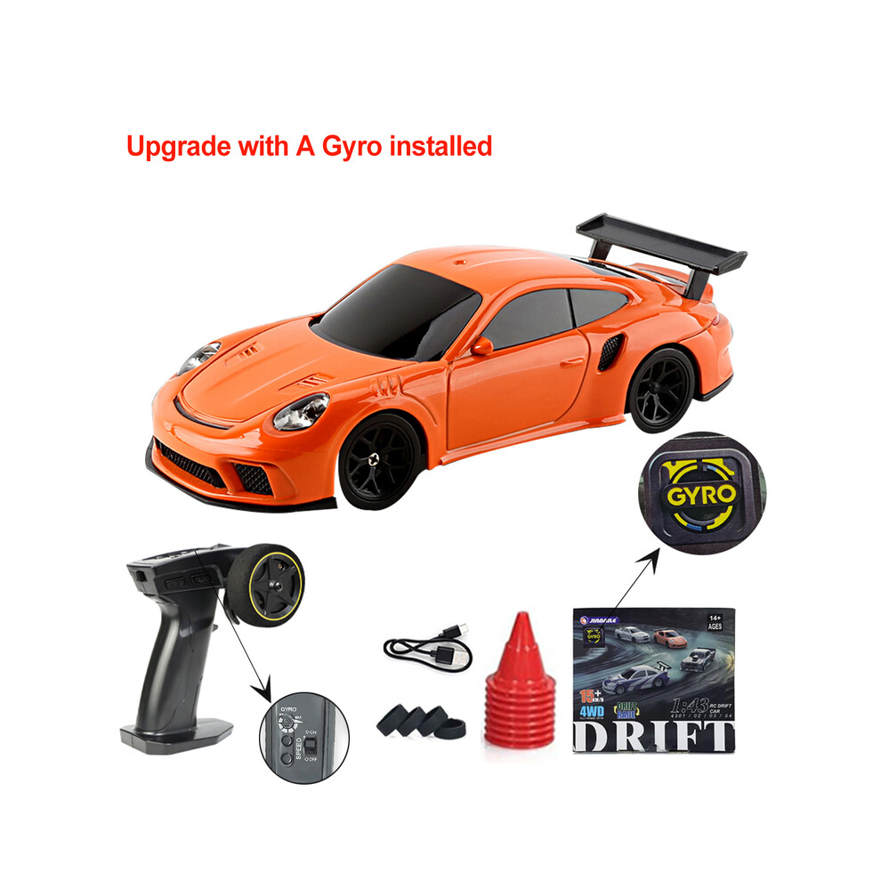 Maxpower (4303 With Gyro) Upgraded Gyro 1/43 Rc Drifting Car Racing Rtr 4Wd High Speed Radio Control Model 2.4G Drift Race Vehicle