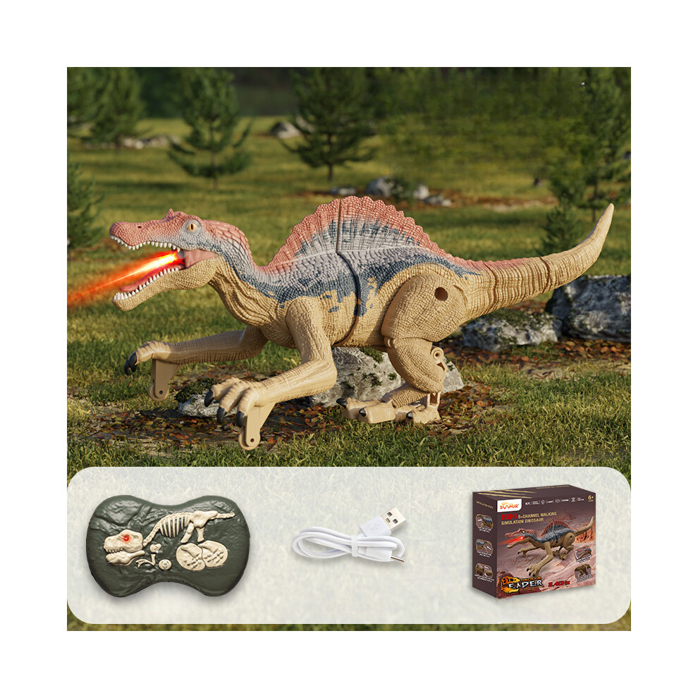 Maxpower (C) Electric Remote Control Velociraptor Tyrannosaurus Rex Simulation Sound Emitting Remote Control Dinosaur