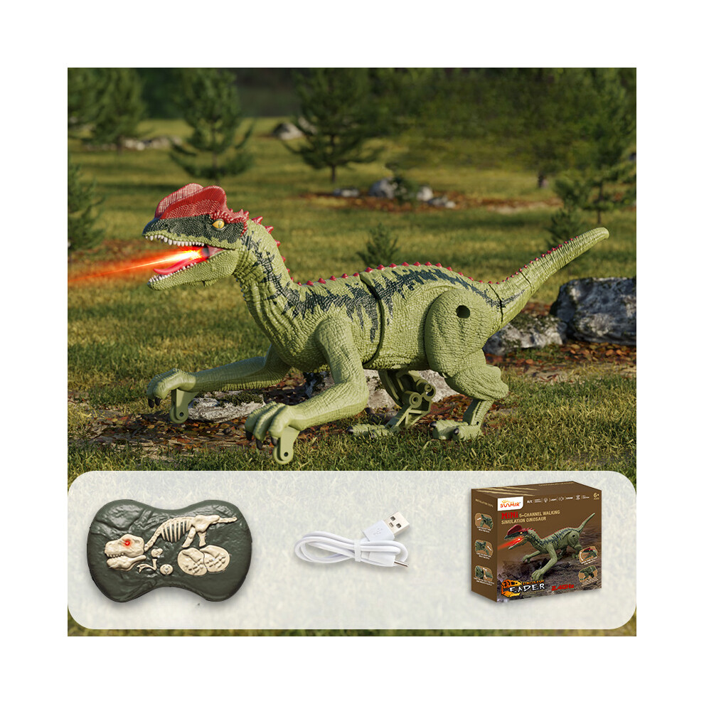 Maxpower (B) Electric Remote Control Velociraptor Tyrannosaurus Rex Simulation Sound Emitting Remote Control Dinosaur