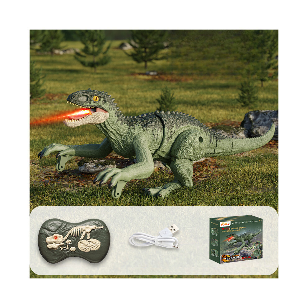 Maxpower (D) Electric Remote Control Velociraptor Tyrannosaurus Rex Simulation Sound Emitting Remote Control Dinosaur