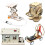(4) DIY Mini RC Car Toy Model Assemble Kit Teaching Learning STEM School Lab Project Science Experiment 2