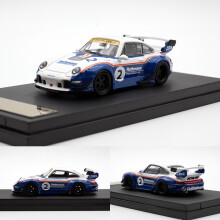 (Rothmans)SW 1:64 RWB 993 Rotana Race Track 997 modèle de voiture moulé sous pression Collection Street Warrior STAR TW
