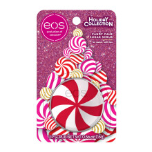 eos Holiday Lip Scrub Exfoliator- Candy Cane Sugar Scrub Limited-Edition Moisturizing Lip Treatment Str?mpestoppere 0,56 oz