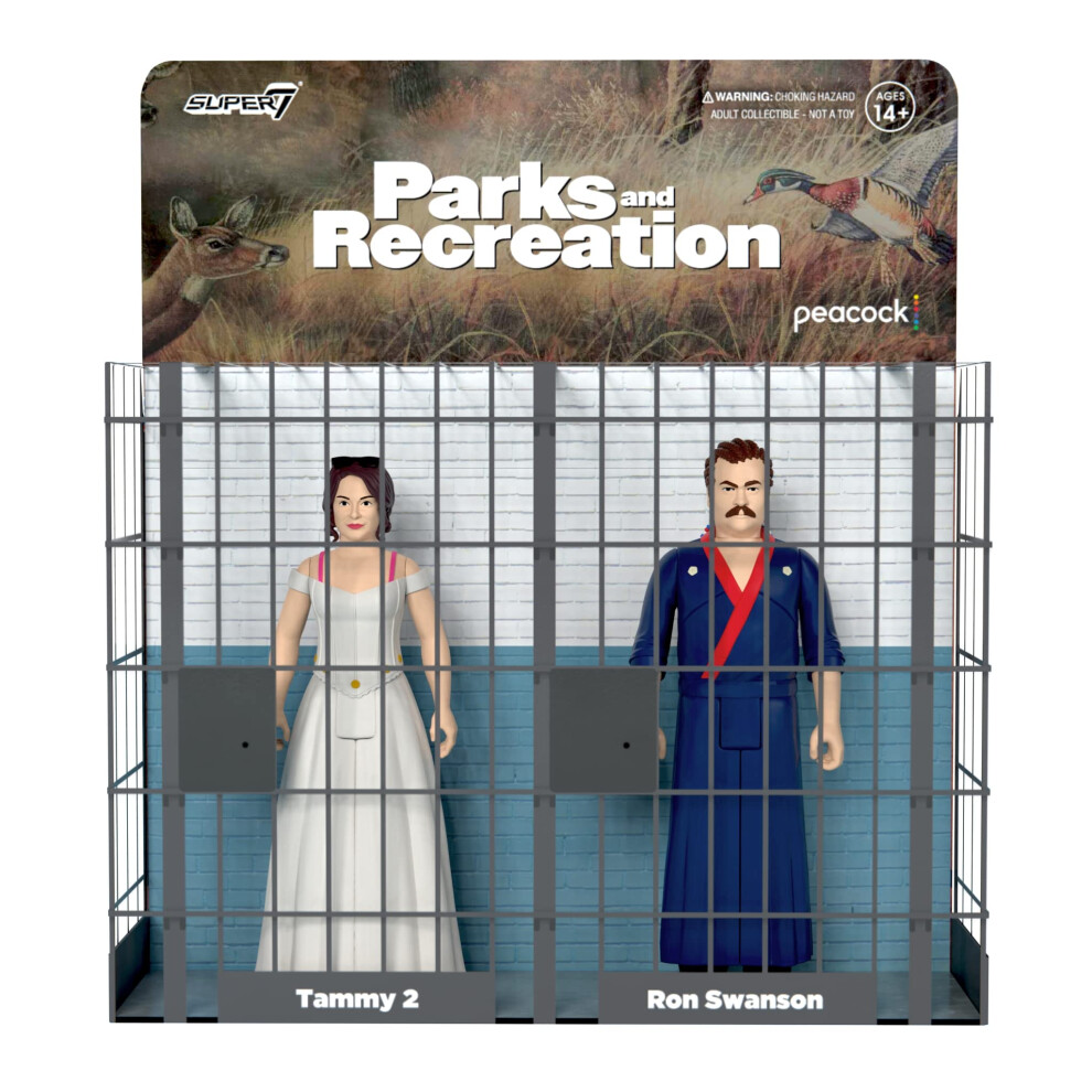 Photos - Action Figures / Transformers Super7 Parks and Recreation Ron and Tammy 2 Wedding Night -  3.75"" Parks and Rec Action Figures with Accessory Clas(2-Pack)