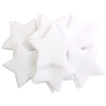 Legende nogensinde efter 2 tommer 60pc filt stjerner (hvid)