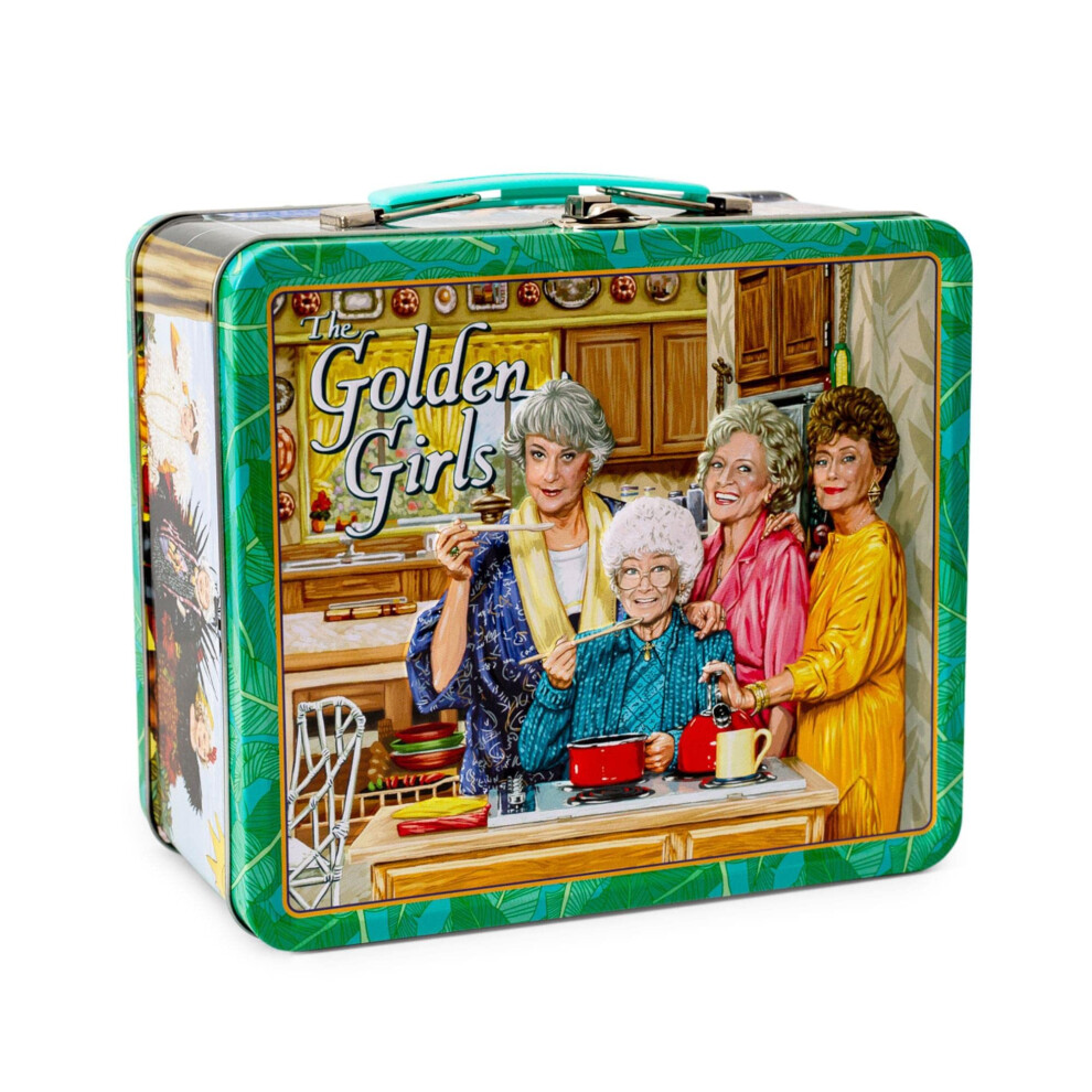 Photos - Food Container Toynk The Golden Girls Cast Retro Metal Tin Lunch Box Tote Exclusive 68037