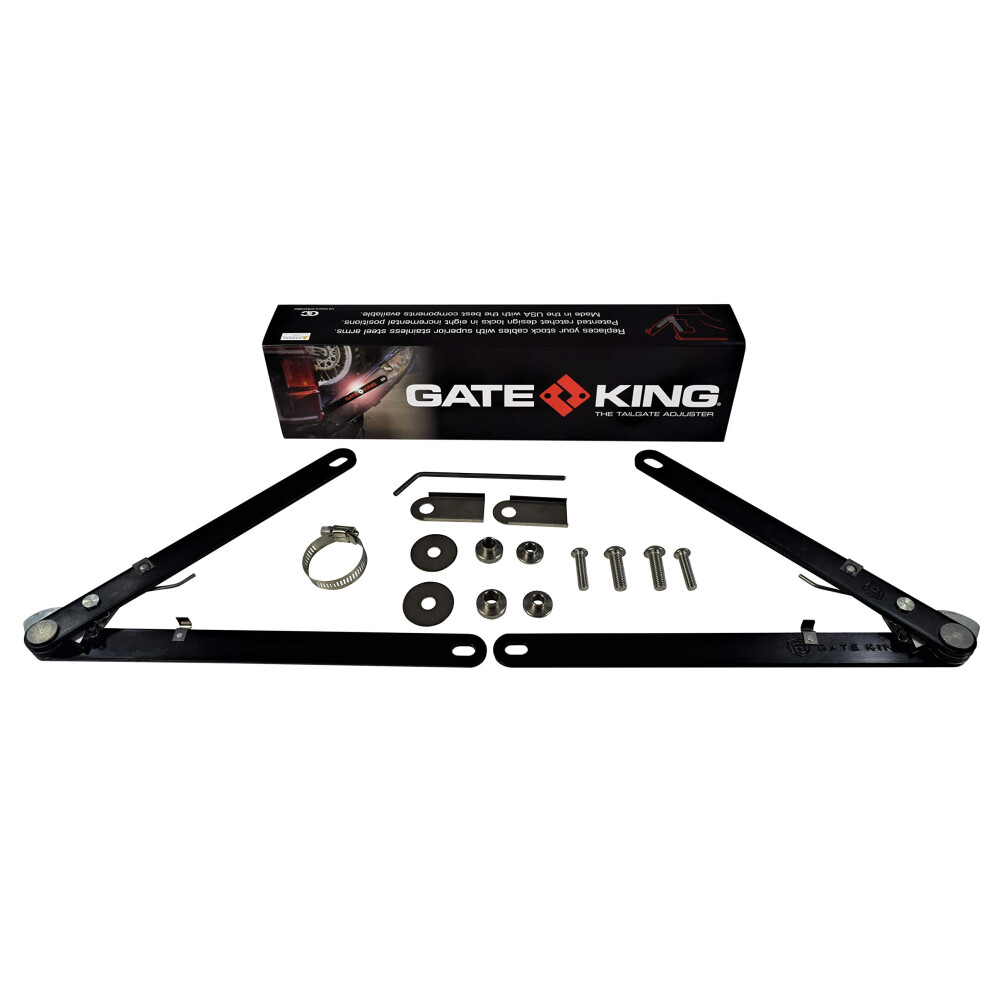 Gate King Ratcheting Multi Position Pickup Truck Tailgate Adjuster For Chevy Silverado & Gmc Sierra 1500/2500/3500 2007-2018 Made In Usa 850005195016