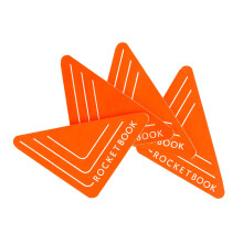 Rocketbook Beacons - Digitaliser dit whiteboard - Genanvendelige klisterm?rker til at uploade dine tavlenoter til skyen (5 Pack) BEA-A4-K-5P