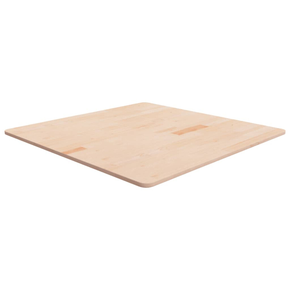 Vidaxl (Brown, 90 X 90 X 1.5 Cm (L X W X T)) Solid Wood Oak Square Table Top Desktop Multi Colours Brown Multi Sizes