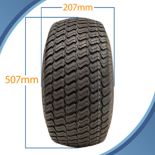 Parnells 20x8.00-8 cortador de grama roda de relva 4ply Wanda P332 estrada legal 4 polegadas PCD 437kg 2