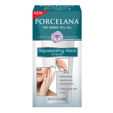 Porcelana Rejuvenating Hand Cream - Hydraterende en anti-aging lotion - Niet-vette formule Egaliseert de huidskleur & dermatologisch aanbevolen (2 oz)