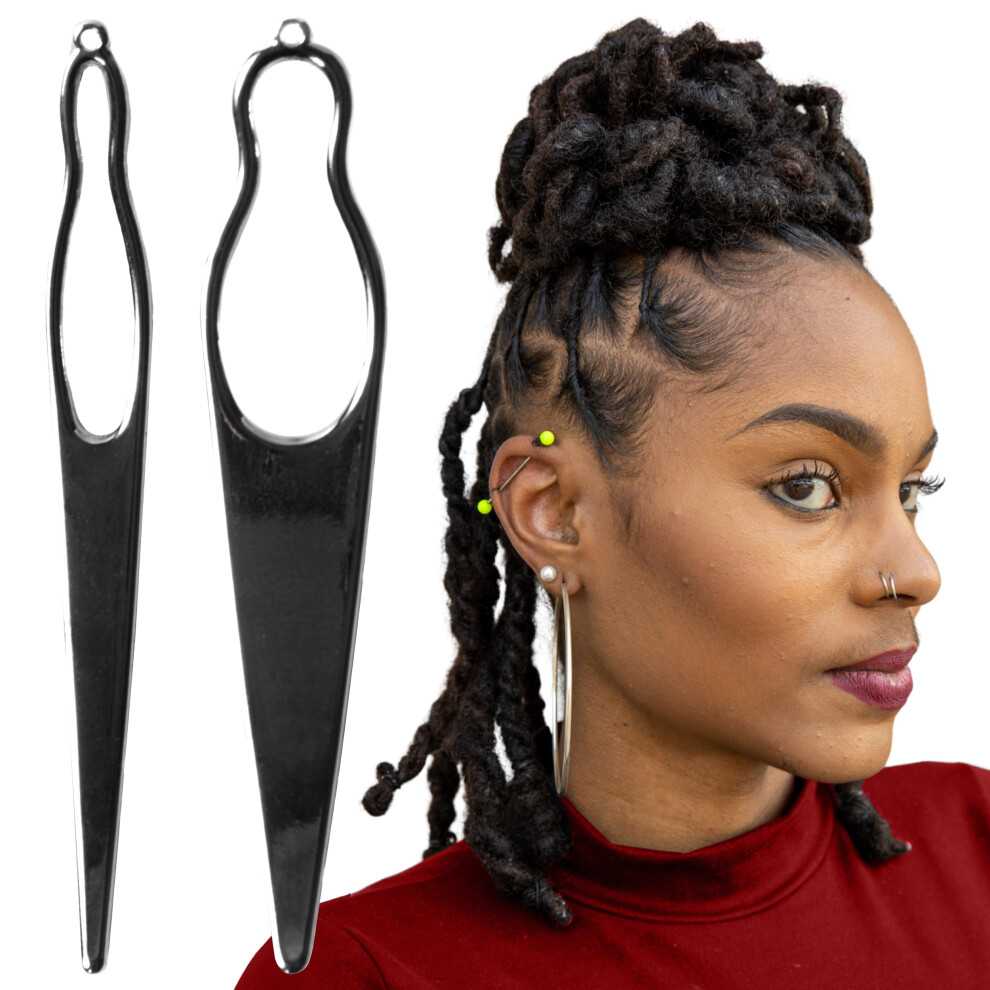 Leeuwen Unisex Interlocking Tools For Locs | Sisterlock And Dreadlocks Starter Kit: Tightening Accessories With Locking Needle For Small Medium And Large Dreads 1