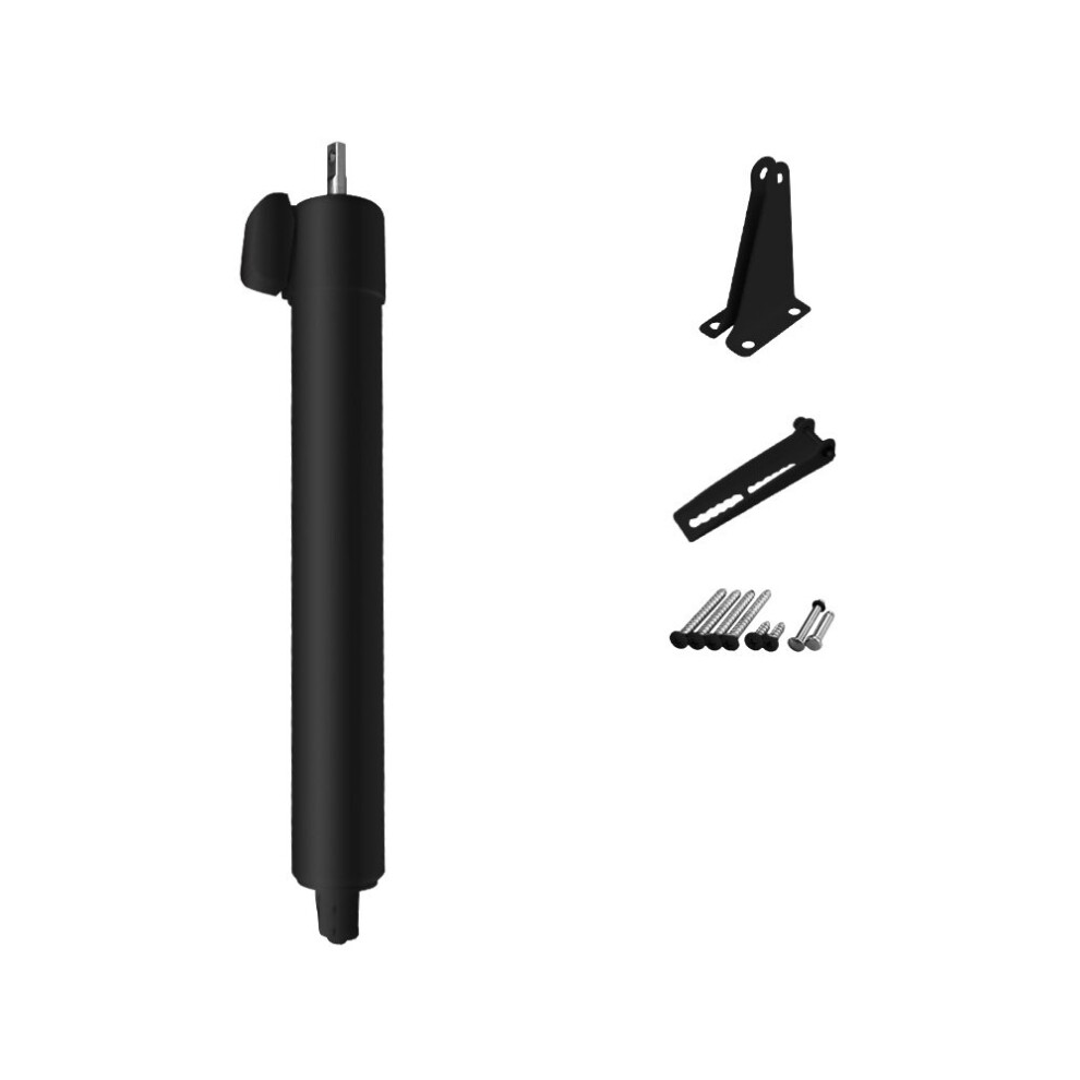 Touch 'N Hold Smooth - Heavy Duty Door Closer System (Black) 856094003027