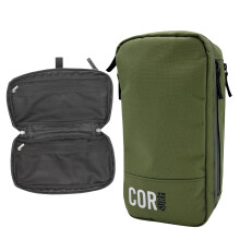 Cor Surf Surf Compact Toaletrie Bag de calatorie Hanging Premium Mens and Women DOPP Kit pentru calatorii | Impermeabil cu 4 compartimente separa