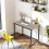 House of Home Desk Computer PC Laptop Home Office Work desk, Study Grey Rustic Style 1