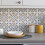 JAMILA GOLD Self-adhesive Wall Tiles (6 tiles) 4
