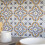 JAMILA GOLD Self-adhesive Wall Tiles (6 tiles) 6