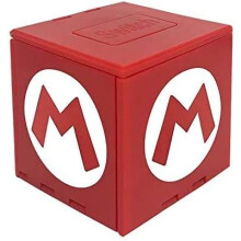 Nintendo Switch Memory Card Case - Protective Storage Game Card Organizer Hard Case with 16 Slots, Storage Case for Nintendo Switch Games(red-m)
