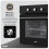 Baridi 60cm Built-In Five Function Fan Assisted Electric Oven with Timer, 55L Capacity, Black - DH110 5