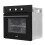 Baridi 60cm Built-In Five Function Fan Assisted Electric Oven with Timer, 55L Capacity, Black - DH110 14
