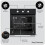Baridi 60cm Built-In Five Function Fan Assisted Electric Oven with Timer, 55L Capacity, Black - DH110 7