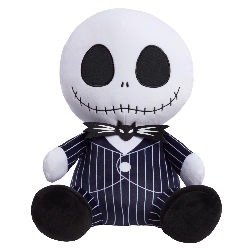 Photos - Other Toys Just Play Disney Tim Burtons The Nightmare Before Christmas Jack Skellington Comfort Weighted Plush Kids Toys for Ages 3 Up 