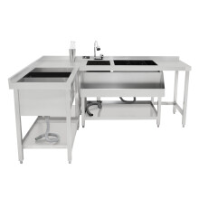 Set Premium de Barras de C?cteles: Estaci?n de C?cteles, Pozo de Hielo y Unidad Modular de Esquina