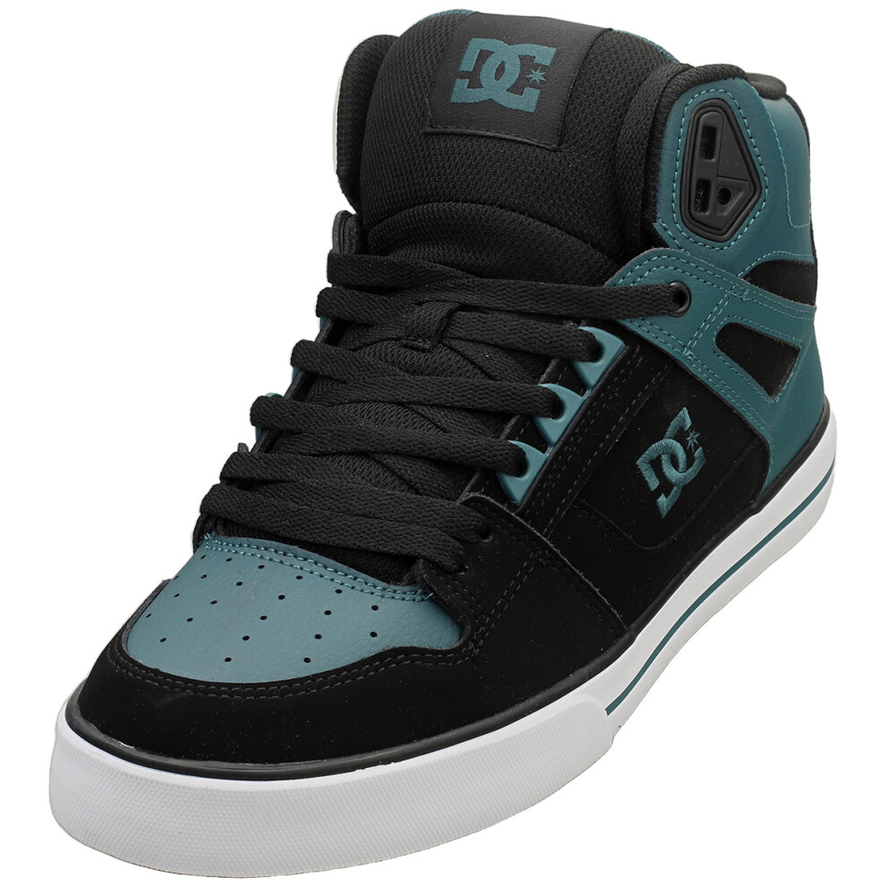 (9) DC Shoes Pure High Top Wc Mens Skate Trainers in Dark Teal Black