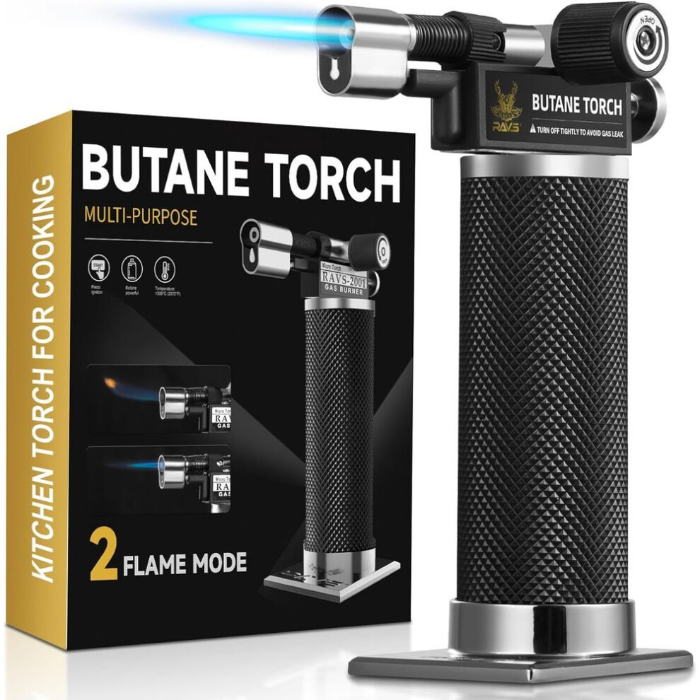 Yeuligo Copper Butane Torch Lighter, Refillable Kitchen Torch Cooking Torches, Blow Torch With Adjustable Flame, Creme Brulee Torch For Baking