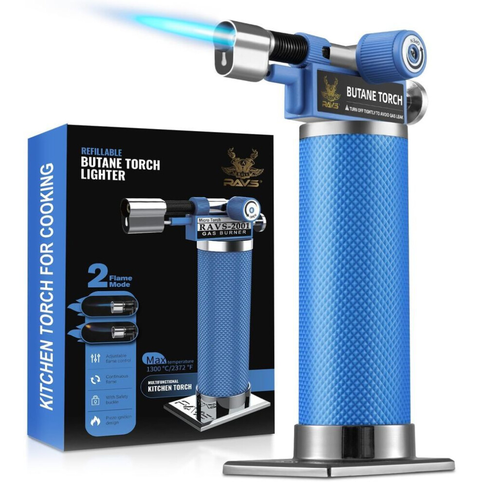 Yeuligo Copper Butane Torch Lighter, Refillable Kitchen Torch Cooking Torches, Blow Torch With Adjustable Flame, Creme Brulee Torch For Baking