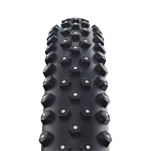 Schwalbe Unisex ICE SPIKER PRO Perf, DD, RaceGuard, TLE Ελαστικά, Μαύρα, 57-584