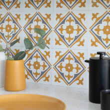 NADIA GOLD Self-adhesive Wall Tiles (6 tiles)