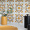 NADIA GOLD Self-adhesive Wall Tiles (6 tiles) 1