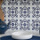NADIA BLUE Self-adhesive Wall Tiles (6 tiles) 1