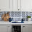 NADIA BLUE Self-adhesive Wall Tiles (6 tiles) 6