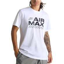 (White, M) Nike Air Max Mens T Shirts Casual Graphic Tee