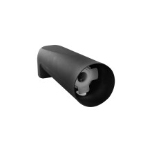 SENTO Slip On Black Universal Bathroom Tub Spout Without Diverter Durable Heavy Duty Metal Bathtub Faucet Without Shower Diverter - 7 Inches 1/2 Coppe