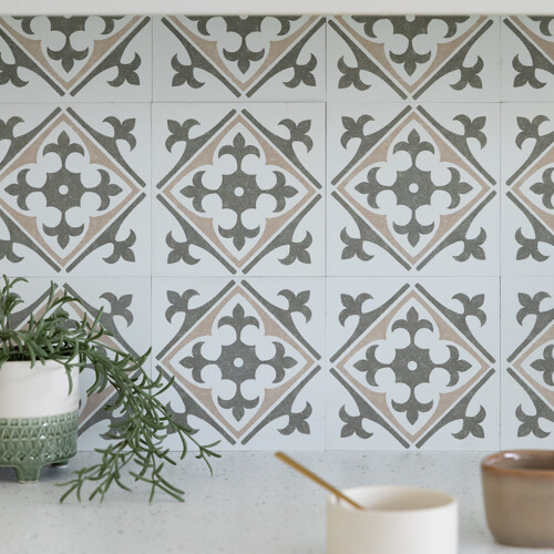 NADIA NATURAL Self-adhesive Wall Tiles (6 tiles)