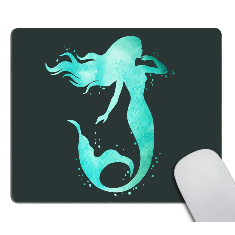 Smooffly Mermaid Mousepads Mermaid Mousepad Desk Accessory Cute Mouse Pad Mermaid Decor 9.5 X 7.9 Inch (240Mmx200mmx3mm) 4876573691459