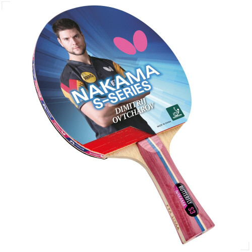 Ρακέτα Επιτραπέζιας Αντισφαίρισης Butterfly Nakama S-3 - Επαγγελματική ITTF Εγκεκριμένη